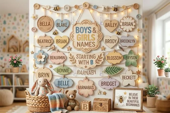 Modern Baby Names Starting With the Letter B