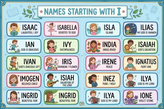 60 Baby Names That Start With I